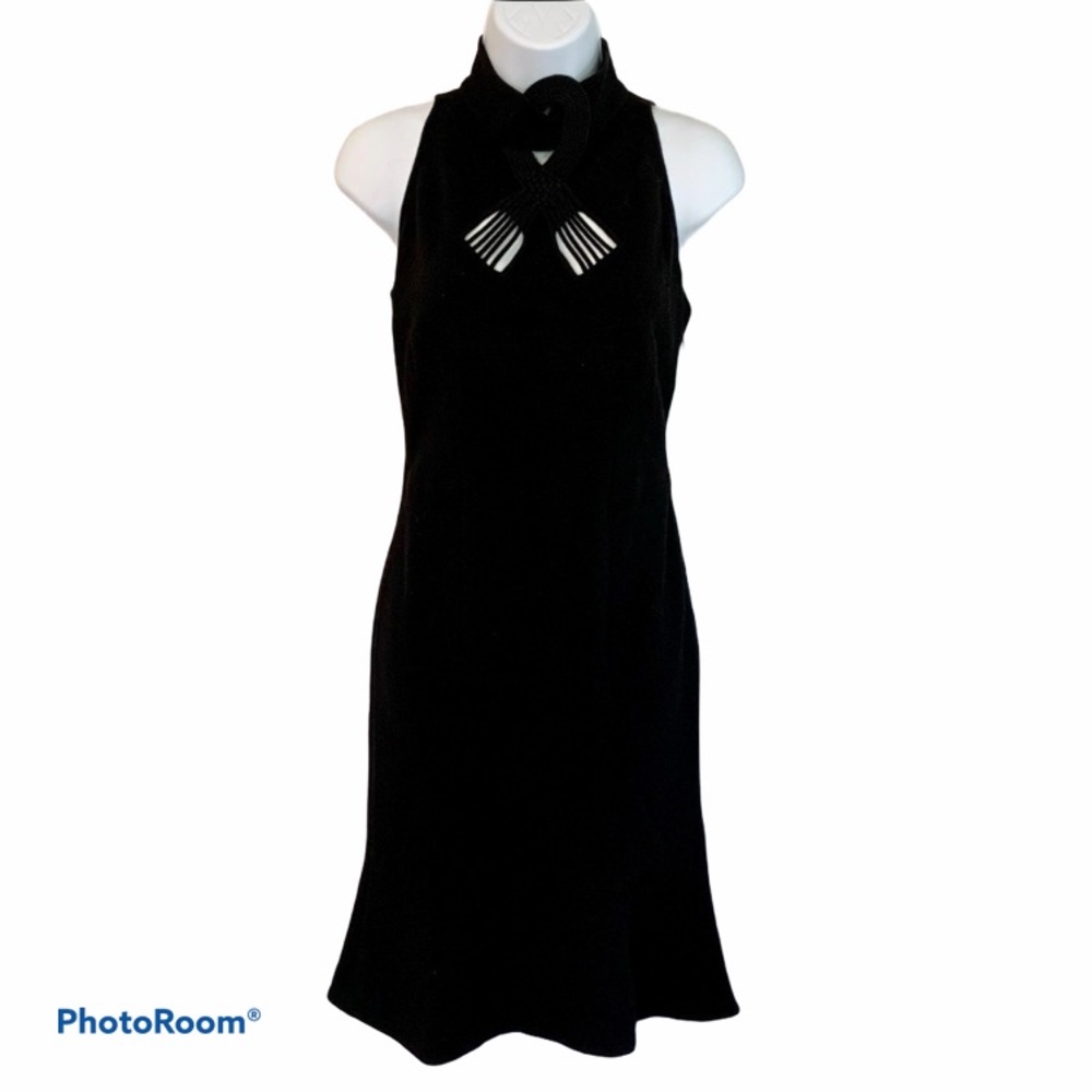 💖Diane von Furstenberg Classy Black Dress SZ 4